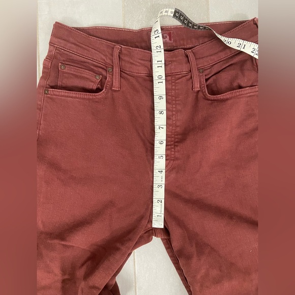 MOTHER Women's Straight Leg Jeans in Rich Brown - Picture 9 of 10